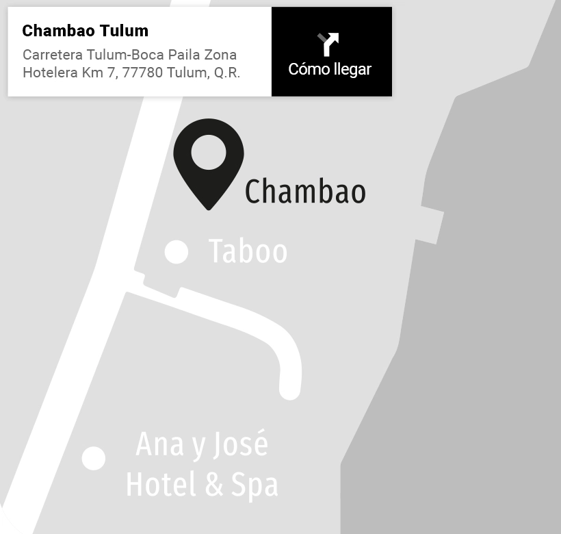 Cómo llegar a Chambao Tulum